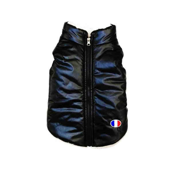 画像4: 犬服 セール ダウン ベスト S M L XL 小型犬 中型犬 秋 冬 ジャンパー コート 軽量 保温 doggystar ドッギースター  即日発送致します (4)