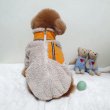 画像10: 犬服  背中開き ファスナー 長袖 もこもこ フリース S M L XL 小型犬 中型犬 秋 冬  即日出荷出来ます (10)