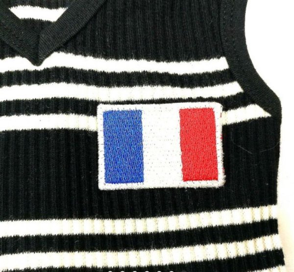 画像6: 犬服 おしゃれ  S M L XL 小型犬 中型犬 春夏秋冬 シンプル Vネック ボーダー ワンピース doggystar ドッギースター  即日出荷出来ます (6)