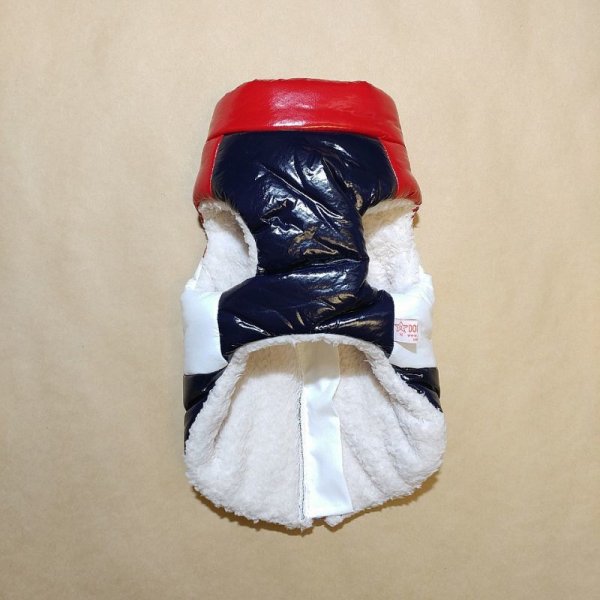 画像7: 犬服 セール ダウン ベスト S M L XL 小型犬 中型犬 秋 冬 ジャンパー コート 軽量 保温 doggystar ドッギースター  即日発送致します (7)