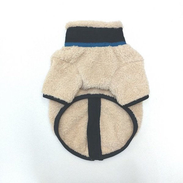 画像6: 犬服  背中開き ファスナー 長袖 もこもこ フリース XS S M L XL 小型犬 中型犬 秋 冬  doggystar ドッギースター 即日発送出来ます (6)