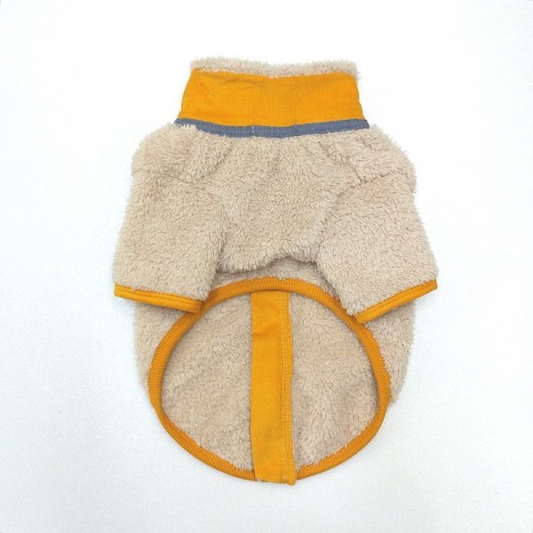 画像5: 犬服  背中開き ファスナー 長袖 もこもこ フリース XS S M L XL 小型犬 中型犬 秋 冬  doggystar ドッギースター 即日発送出来ます (5)