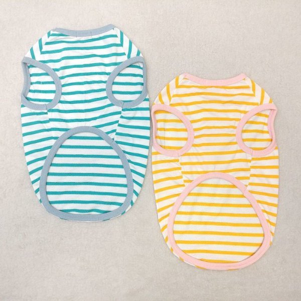 画像2: 大型 犬 服 Tシャツ 2XL 中型犬 大型犬 春 夏 秋 冬 ストライプ ポケット doggystar ドッギースター 即日 出荷出来ます (2)