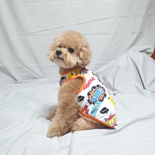 画像12: 犬服 タンクトップ かっこいい コミック柄 Tシャツ  S M L XL 2XL 3XL 4XL 5XL 6XL 小型犬 中型犬 大型犬 春夏秋冬 doggystar ドッギースター  即日発送できます (12)