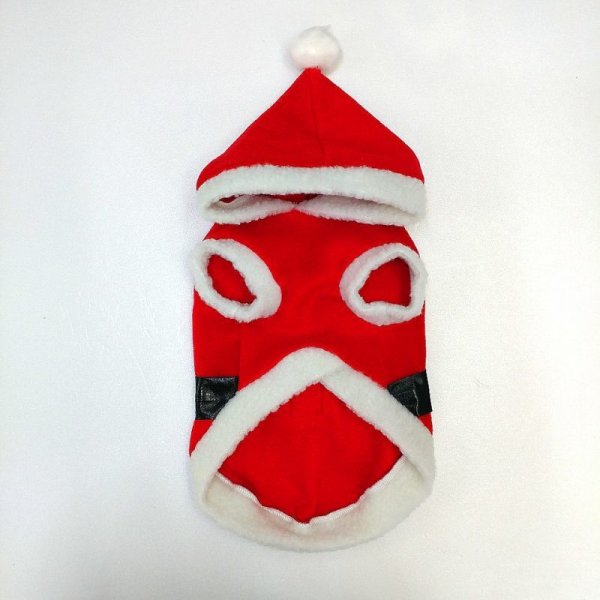 画像3: 大型 犬服 Tシャツ 3XL 中型犬 大型犬 冬 クリスマス サンタ 袖なし 軽量 フリース パーカー doggystar ドッギースター  (3)