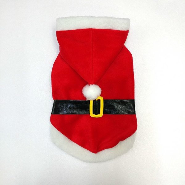 画像2: 大型 犬服 Tシャツ 3XL 中型犬 大型犬 冬 クリスマス サンタ 袖なし 軽量 フリース パーカー doggystar ドッギースター  (2)