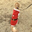 画像10: 大型 犬 服 ワンピース 4XL 中型犬 大型犬 冬 クリスマス サンタ 袖なし 軽量 フリース パーカー (10)