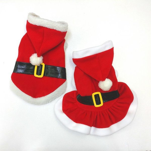 画像6: 大型 犬服 Tシャツ 3XL 中型犬 大型犬 冬 クリスマス サンタ 袖なし 軽量 フリース パーカー doggystar ドッギースター  (6)