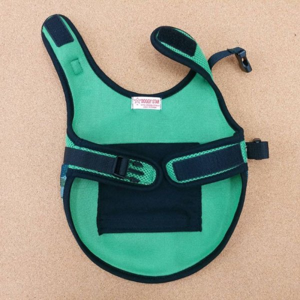 画像7: 犬服 クール 胴輪 セール  夏 S M L XL 小型 犬 中型 犬 メッシュ 保冷剤 ベスト ハーネス 熱中症対策 doggystar ドッギースター 即日出荷出来ます (7)