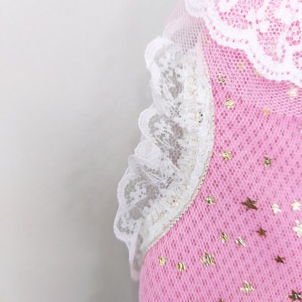 画像6: 犬の ハーネス リード付き セール おしゃれ 胴輪 S M L XL 小型 犬 中型 犬スター フリル doggystar ドッギースター 即日出荷出来ます  (6)