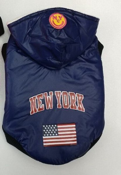 画像5: 犬 服 ダウン S M L XL 小型 犬 中型 犬 冬 セール品 NewYorkダウン ジャンパー doggystar ドッギースター即日 出荷出来ます (5)