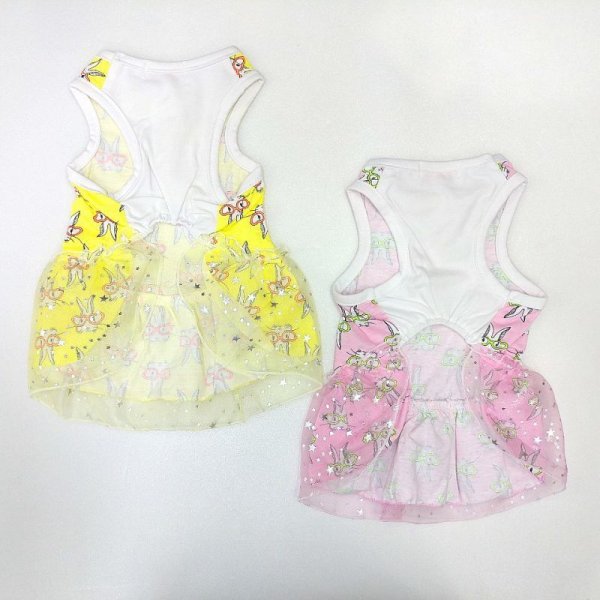 画像2: 犬 服 ワンピース セール アウトレット S M L XL 小型 犬 中型 犬 セール品 メガネ うさぎ doggystar ドッギースター 即日 出荷出来ます (2)