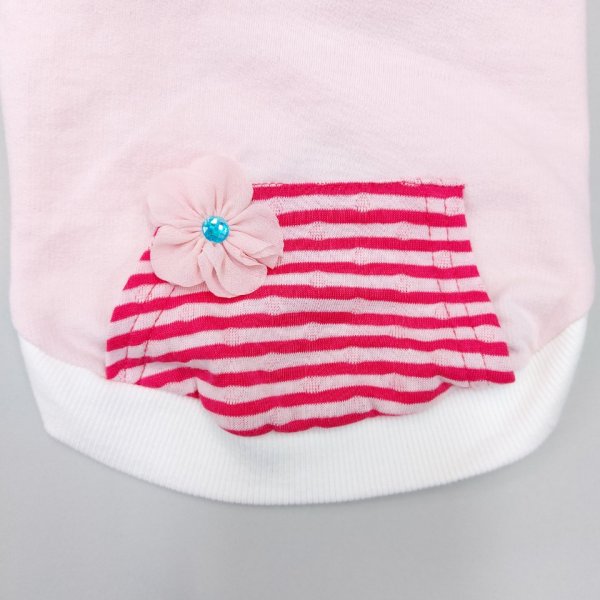 画像4: 犬 服 Tシャツ セール アウトレット S M L 小型犬 中型犬 セール品  フラワー パーカー doggystar ドッギースター即日 出荷出来ます (4)