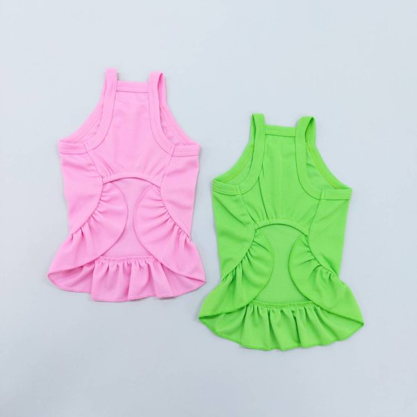 画像3: 犬服  夏 XS S M L XL 小型犬 中型犬 接触 冷感 ひんやり クール ワンピース doggystar ドッギースター  即日出荷出来ます (3)