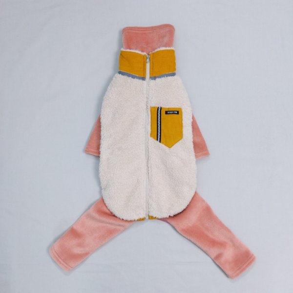 画像13: イタグレ服 セール S M L XL 2XL 3XL 起毛ロンパース つなぎ 小型犬 中型犬 大型犬 秋 冬服 doggystar ドッギースター 即日発送出来ます (13)