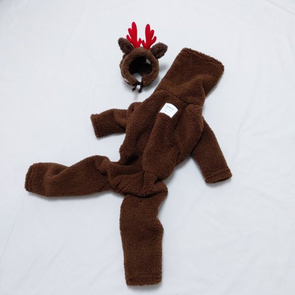 画像14: 犬 服 ロンパース S M L XL 小型犬 中型犬 冬服 ボア フリース  つなぎ doggystar ドッギースター 即日出荷出来ます (14)