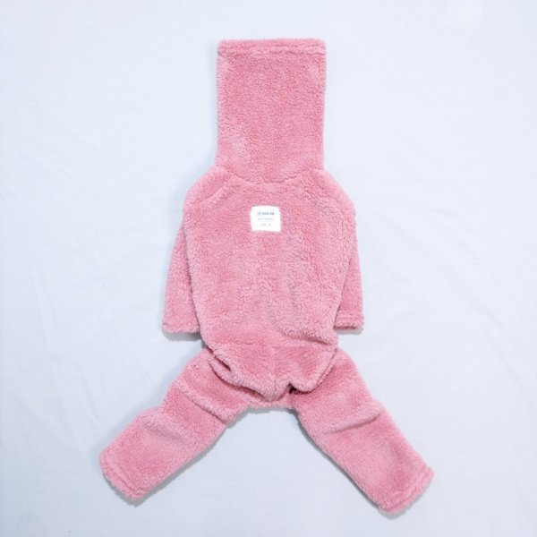 画像3: 犬 服 ロンパース S M L XL 小型犬 中型犬 冬服 ボア フリース  つなぎ doggystar ドッギースター 即日出荷出来ます (3)