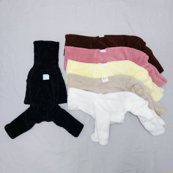 画像2: 犬 服 ロンパース S M L XL 小型犬 中型犬 冬服 ボア フリース  つなぎ doggystar ドッギースター 即日出荷出来ます (2)
