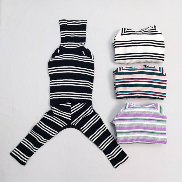 画像6: イタグレ服 セール S M L XL 2XL 3XL ボーダーロンパース つなぎ 小型犬 中型犬 大型犬 春夏服 秋冬服 doggystar ドッギースター 即日出荷出来ます (6)