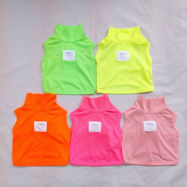 画像2: 犬服 セール メッシュ クロップドトップス Tシャツ S M L XL 小型犬 中型犬 夏 涼しい 熱中症対策 doggystar ドッギースター即日発送出来ます (2)