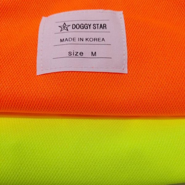 画像8: イタグレ服 S M L XL 2XL 3XL 接触冷感 クールベスト 小型犬 中型犬 大型犬 夏服 熱中症対策 doggystar ドッギースター 蛍光色 即日発送致します (8)