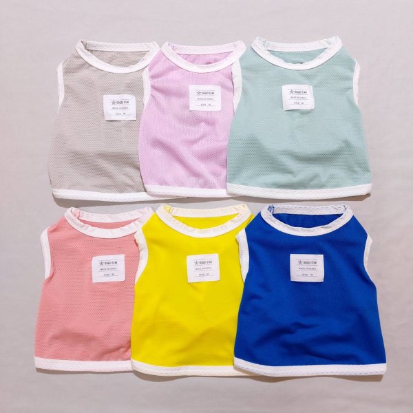 画像2: イタグレ服 S M L XL 2XL 3XL 接触冷感 クール ひんやり クロップド トップス 小型犬 中型犬 大型犬 夏 doggystar ドッギースター 即日発送出来ます (2)
