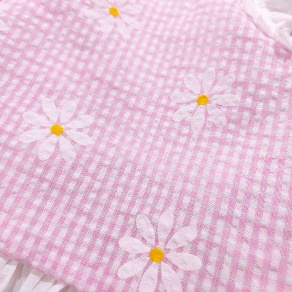 画像11: 犬 服 フリフリ おしゃれ 夏 XS  S  M  L  XL 小型犬 中型犬 かわいい デイジー柄 チェック ショート タンクトップ doggystar ドッギースター  即日発送出来ます (11)