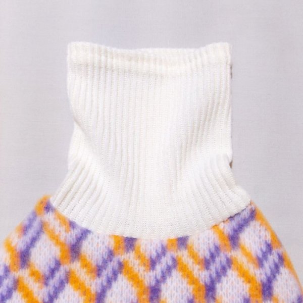 画像5: イタグレ服 セール S M L XL 2XL 3XL ダイヤ柄 裏起毛 長袖 Tシャツ 小型犬 中型犬 大型犬 冬服 doggystar ドッギースター 即日発送出来ます (5)