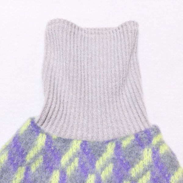 画像6: イタグレ服 セール S M L XL 2XL 3XL ダイヤ柄 裏起毛 長袖 Tシャツ 小型犬 中型犬 大型犬 冬服 doggystar ドッギースター 即日発送出来ます (6)