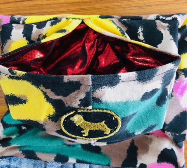 画像2: 犬 服 ロンパース  XS S M L XL 小型  犬中型 犬   ヒョウ柄 パーカー デニム つなぎ doggystar ドッギースター  即日 出荷出来ます (2)