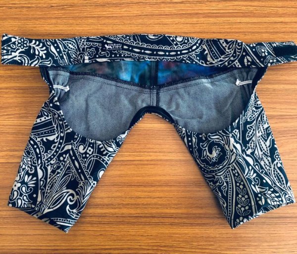 画像3: 犬服 デニム ズボン S M L XL 小型犬 中型犬 春夏秋冬 ペイズリー パンツ doggystar ドッギースター 即日出荷出来ます (3)