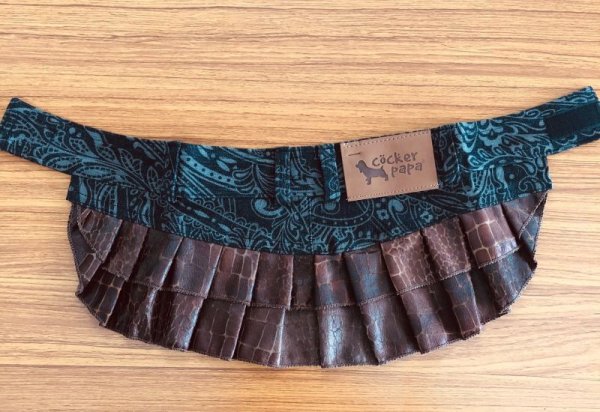画像3: 犬服 デニム スカート S M L XL 小型犬 中型犬 春夏秋冬 ペイズリー doggystar ドッギースター 即日出荷出来ます (3)