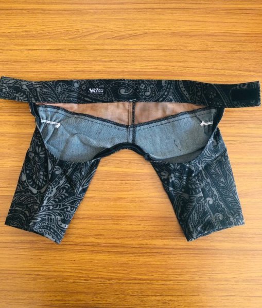 画像6: 犬服 デニム ズボン セール  S M L XL 小型犬 中型犬 春夏秋冬 ペイズリー パンツ doggystar ドッギースター 即日出荷出来ます (6)