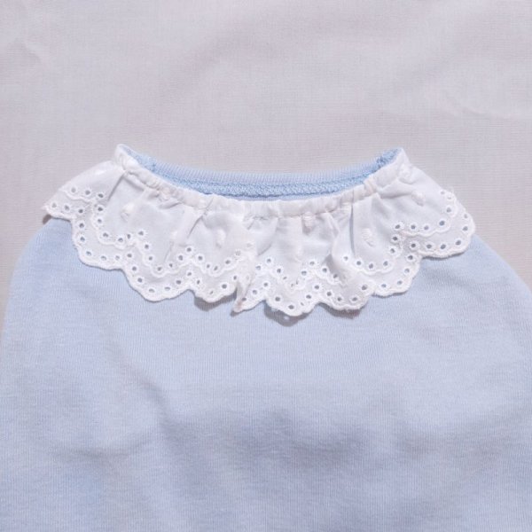 画像9: 犬服 Tシャツ レース 襟 長袖 可愛い シンプル 無地 小型犬 中型犬 春夏秋冬 S M L XL doggystar  ドッギースター 即日出荷できます (9)