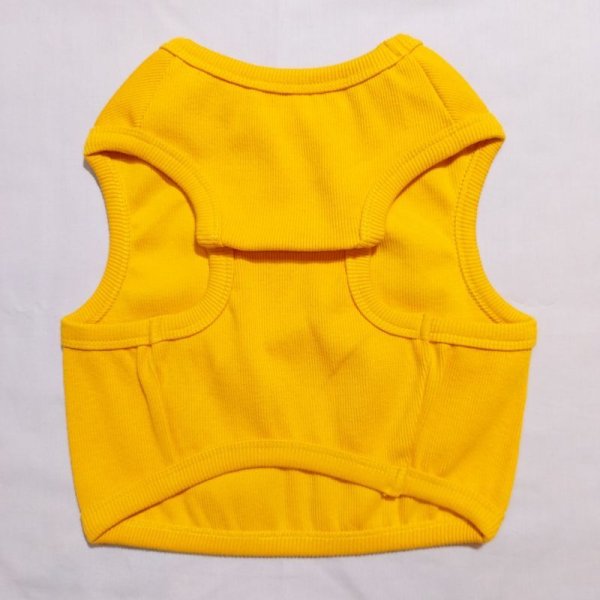 画像10: 大型 犬 服 タンクトップ 6XL クロップド ショート丈 無地 春夏 伸縮性抜群 doggystar ドッギースター (10)