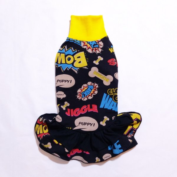 画像3: イタグレ服 S M L XL 2XL 3XL コミック レギンス ワンピース 小型犬 中型犬 大型犬 春夏 doggystar ドッギースター 即日発送できます (3)