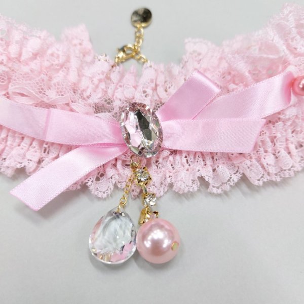 画像7: イタグレネックレス 小型犬 中型犬 春夏秋冬  レースチョーカー doggystar ドッギースター 即日発送できます (7)