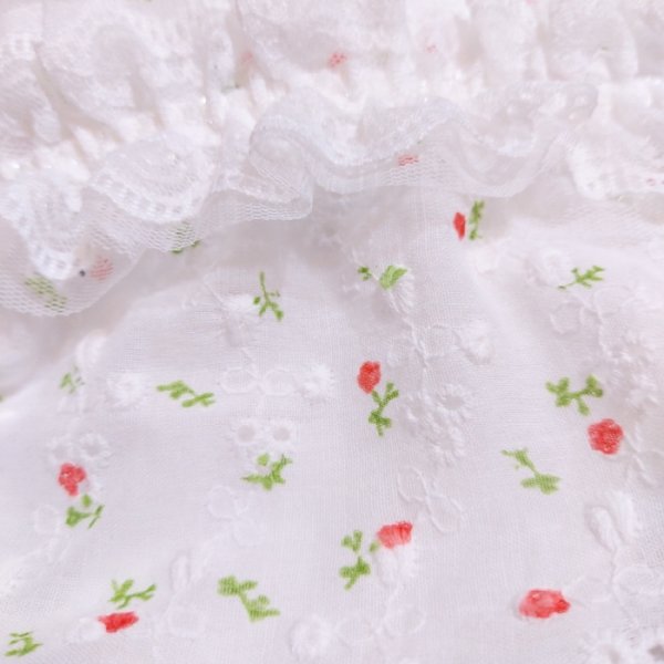 画像11: 犬服 ロンパース ショート丈 レース かぼちゃパンツ 可愛い シンプル  小型犬 中型犬 春夏秋 S M L XL doggystar ドッギースター   (11)