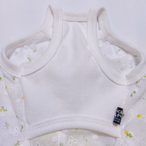 画像10: 犬服 ロンパース ショート丈 レース かぼちゃパンツ 可愛い シンプル  小型犬 中型犬 春夏秋 S M L XL doggystar ドッギースター   (10)