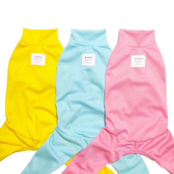 画像2: イタグレ服 S M L XL 2XL 3XL 接触冷感 クール ロンパース つなぎ 小型犬 中型犬 大型犬 春夏 doggystar ドッギースター 即日発送 (2)