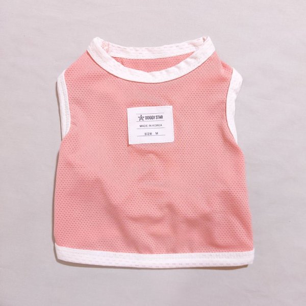 画像8: 犬服 メッシュ クール クロップドトップス Tシャツ S M L XL 接触 冷感 小型犬 中型犬 夏 涼しい 熱中症対策 doggystar ドッギースター即日発送できます (8)