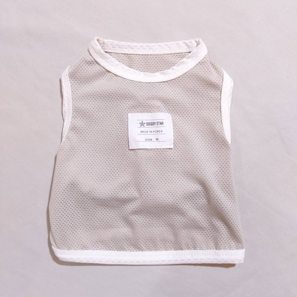 画像2: 犬服 メッシュ クール クロップドトップス Tシャツ S M L XL 接触 冷感 小型犬 中型犬 夏 涼しい 熱中症対策 doggystar ドッギースター即日発送できます (2)