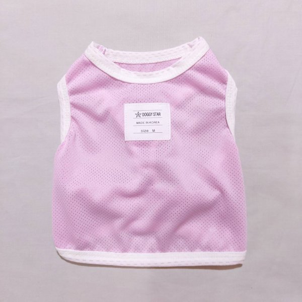 画像6: 犬服 メッシュ クール クロップドトップス Tシャツ S M L XL 接触 冷感 小型犬 中型犬 夏 涼しい 熱中症対策 doggystar ドッギースター即日発送できます (6)