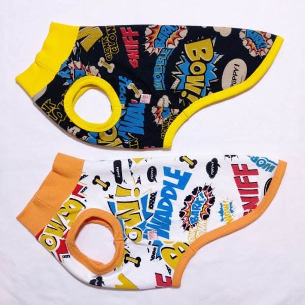 画像4: ダックスフンド 服 セール Tシャツ コミック柄 小型犬 中型犬 S M L XL 春夏秋冬 ダックス おしゃれ 犬 洋服  doggystar ドッギースター 即日発送致します (4)