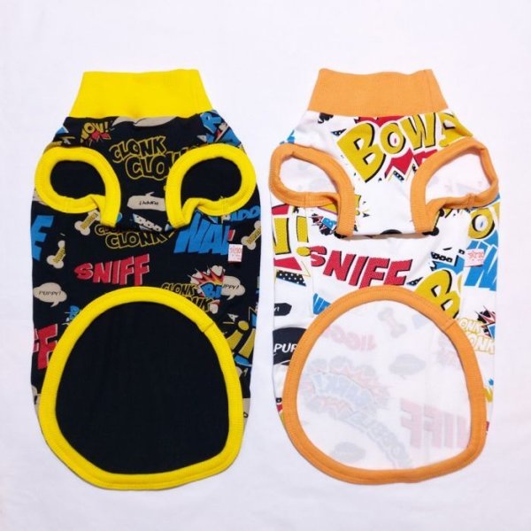 画像3: ダックスフンド 服 セール Tシャツ コミック柄 小型犬 中型犬 S M L XL 春夏秋冬 ダックス おしゃれ 犬 洋服  doggystar ドッギースター 即日発送致します (3)