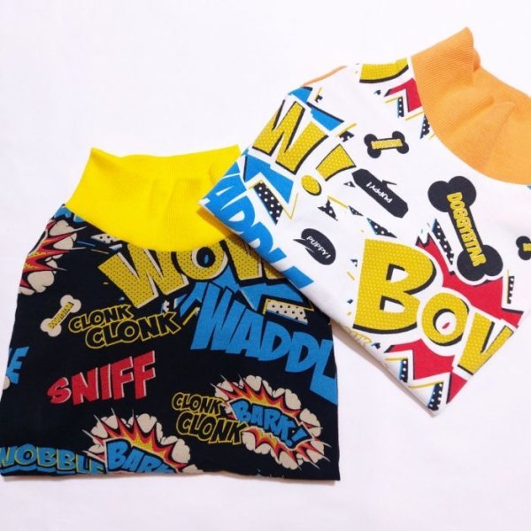 画像11: ダックスフンド 服 セール Tシャツ コミック柄 小型犬 中型犬 S M L XL 春夏秋冬 ダックス おしゃれ 犬 洋服  doggystar ドッギースター 即日発送致します (11)