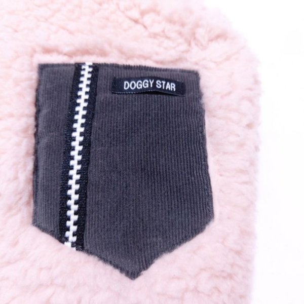 画像2: イタグレ服 XL 2XL 3XL セール ボア ポケット フリース ロンパース つなぎ 小型犬 中型犬 大型犬 冬服 doggystar ドッギースター 即日発送致します (2)