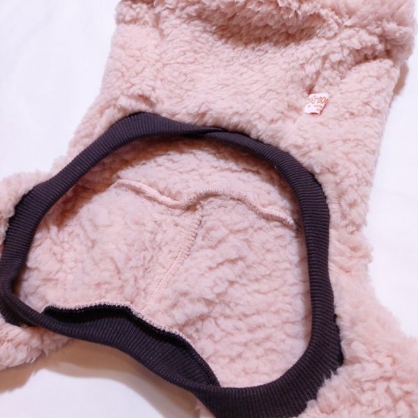 画像8: イタグレ服 XL 2XL 3XL セール ボア ポケット フリース ロンパース つなぎ 小型犬 中型犬 大型犬 冬服 doggystar ドッギースター 即日発送致します (8)