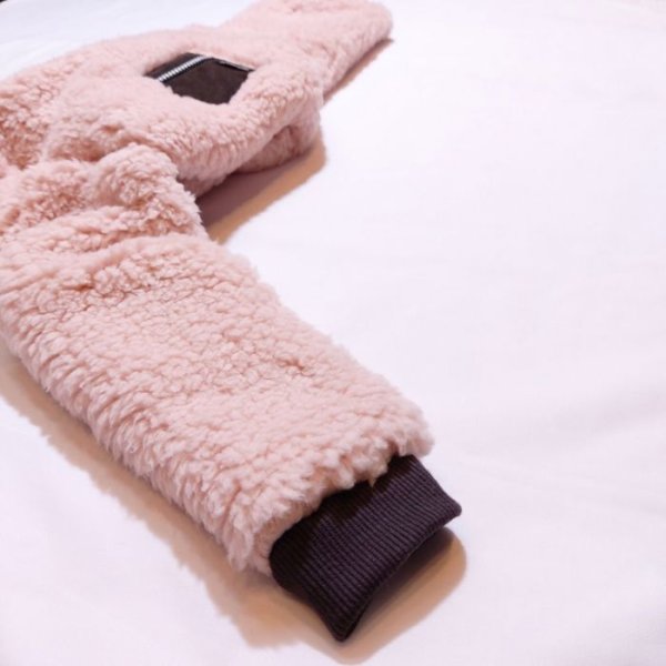 画像7: イタグレ服 XL 2XL 3XL セール ボア ポケット フリース ロンパース つなぎ 小型犬 中型犬 大型犬 冬服 doggystar ドッギースター 即日発送致します (7)