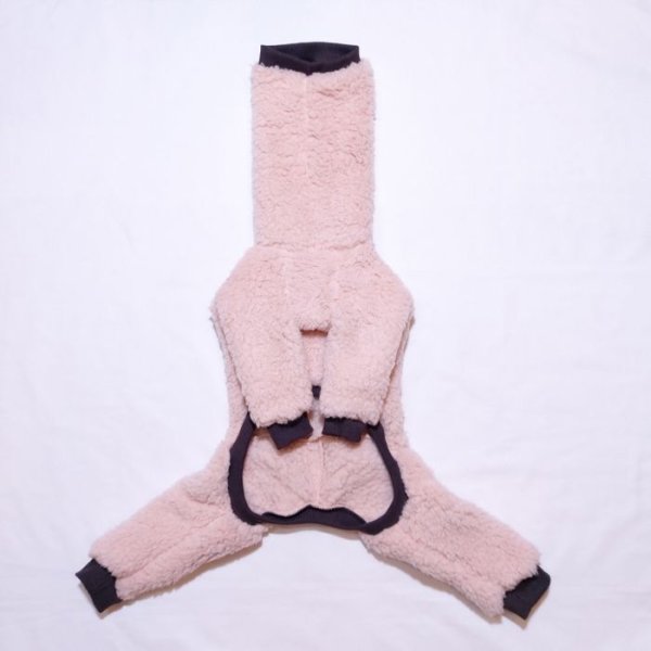 画像5: イタグレ服 XL 2XL 3XL セール ボア ポケット フリース ロンパース つなぎ 小型犬 中型犬 大型犬 冬服 doggystar ドッギースター 即日発送致します (5)